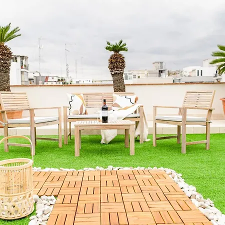 Apulialux Private 100mq Rooftop Oasis W Jacuzzi Apartment *