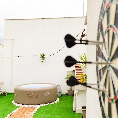Apulialux Private 100mq Rooftop Oasis W Jacuzzi