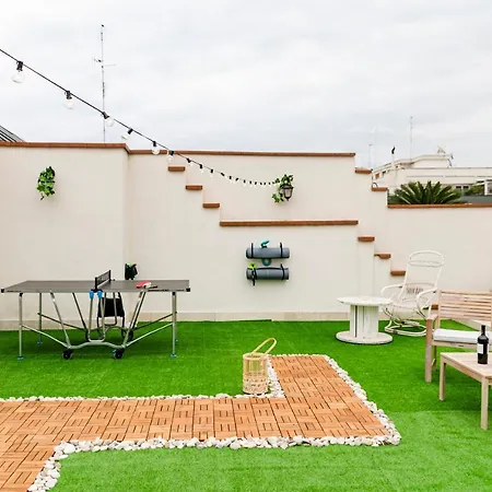Apulialux Private 100mq Rooftop Oasis W Jacuzzi Apartment *